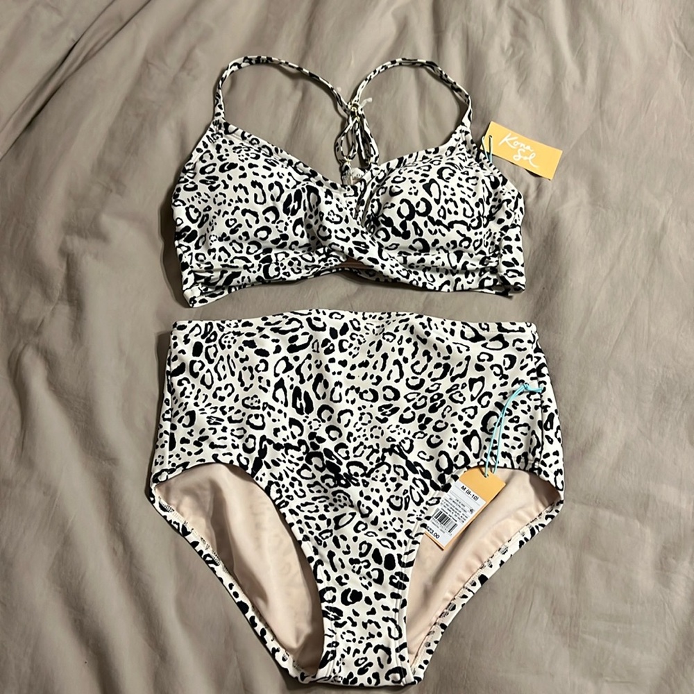 Lepord Print Swimsuit